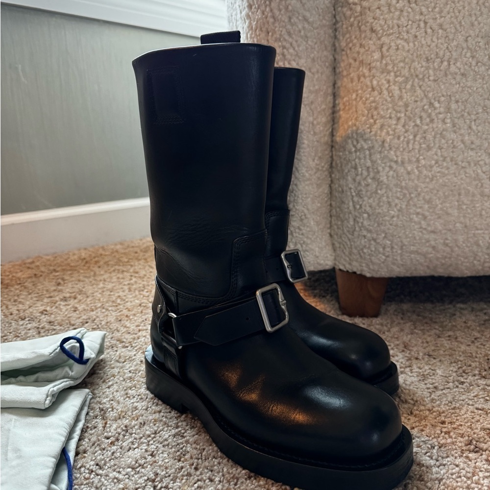 Burberry Low Saddle Moto Boots size 36.5 - Picture 8 of 15